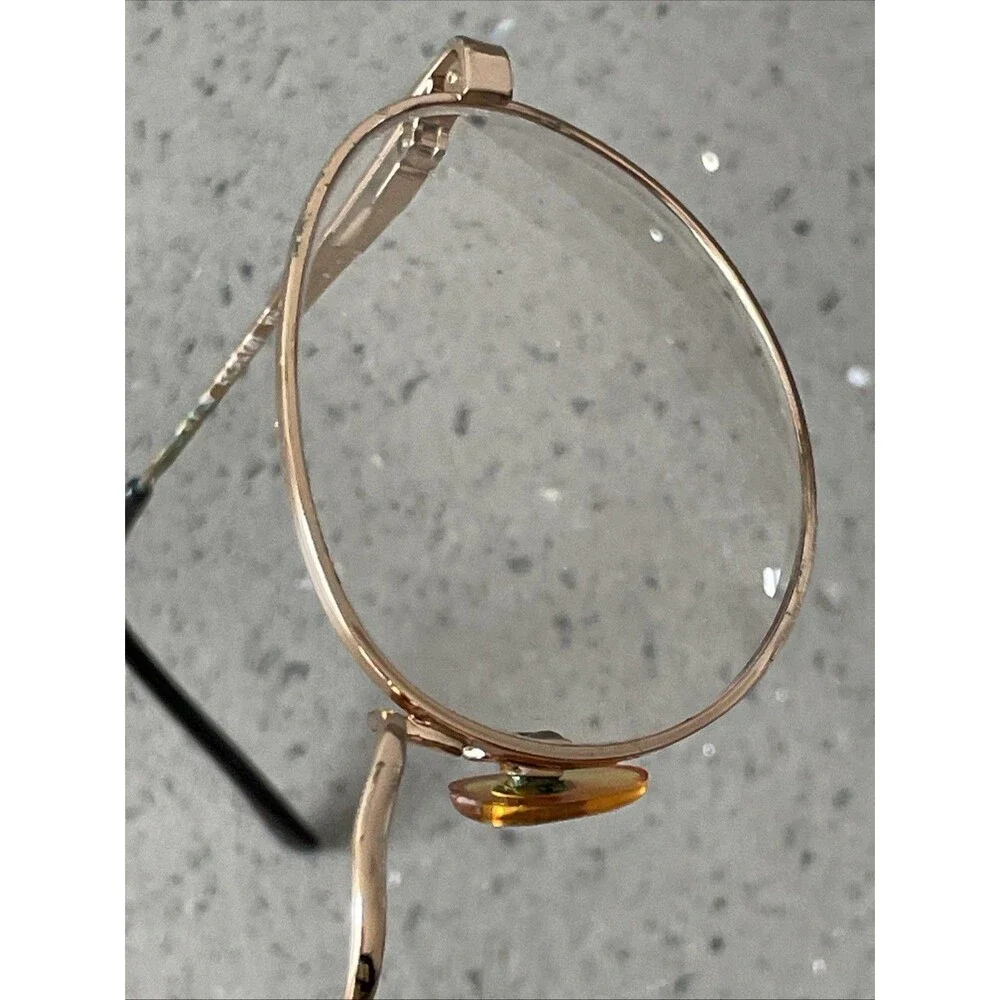 Kenmark Gallery Oval Flex Eyeglasses FRAMES ONLY 51-20-140 gold full rim READ
